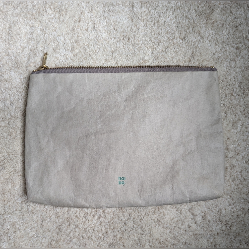 Hoi Bo Clutch+ Pouch, Gray
